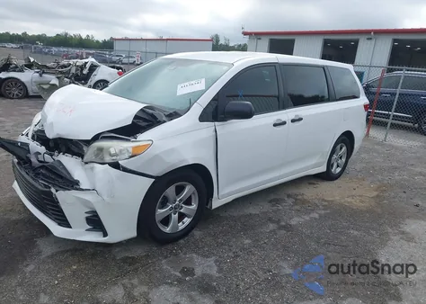 2018 Toyota Sienna L 7 Passenger from USA, damaged, VIN 5TDZZ3DC3JS913756
